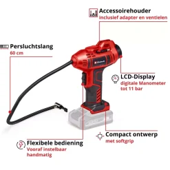 Einhell CE-CC 18 Li Solo - Accu Auto Luchtcompressor - Power X-Change