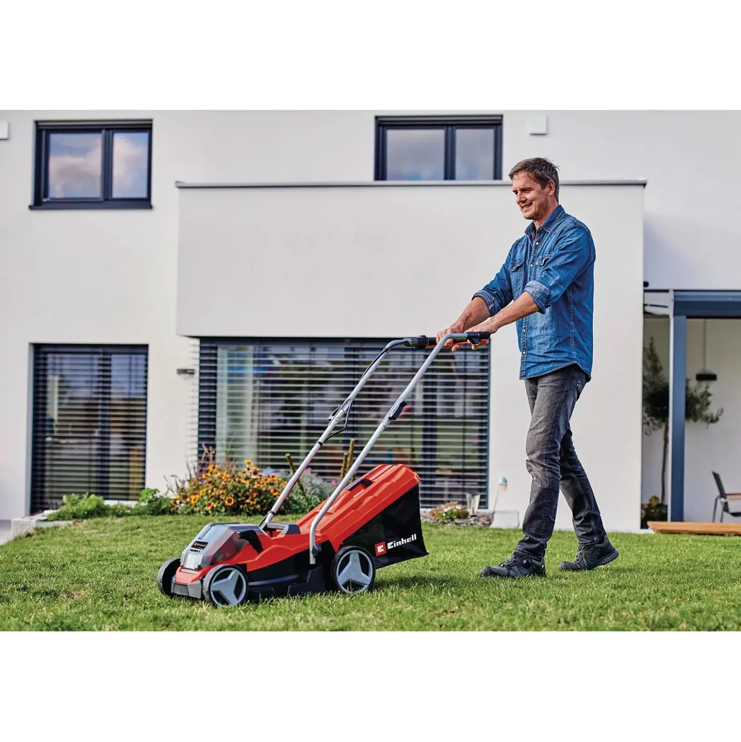 Einhell GE-CM 36/33 Li Kit (2x 2.5 Ah) Accu Grasmaaier - Power X-Change - 33cm