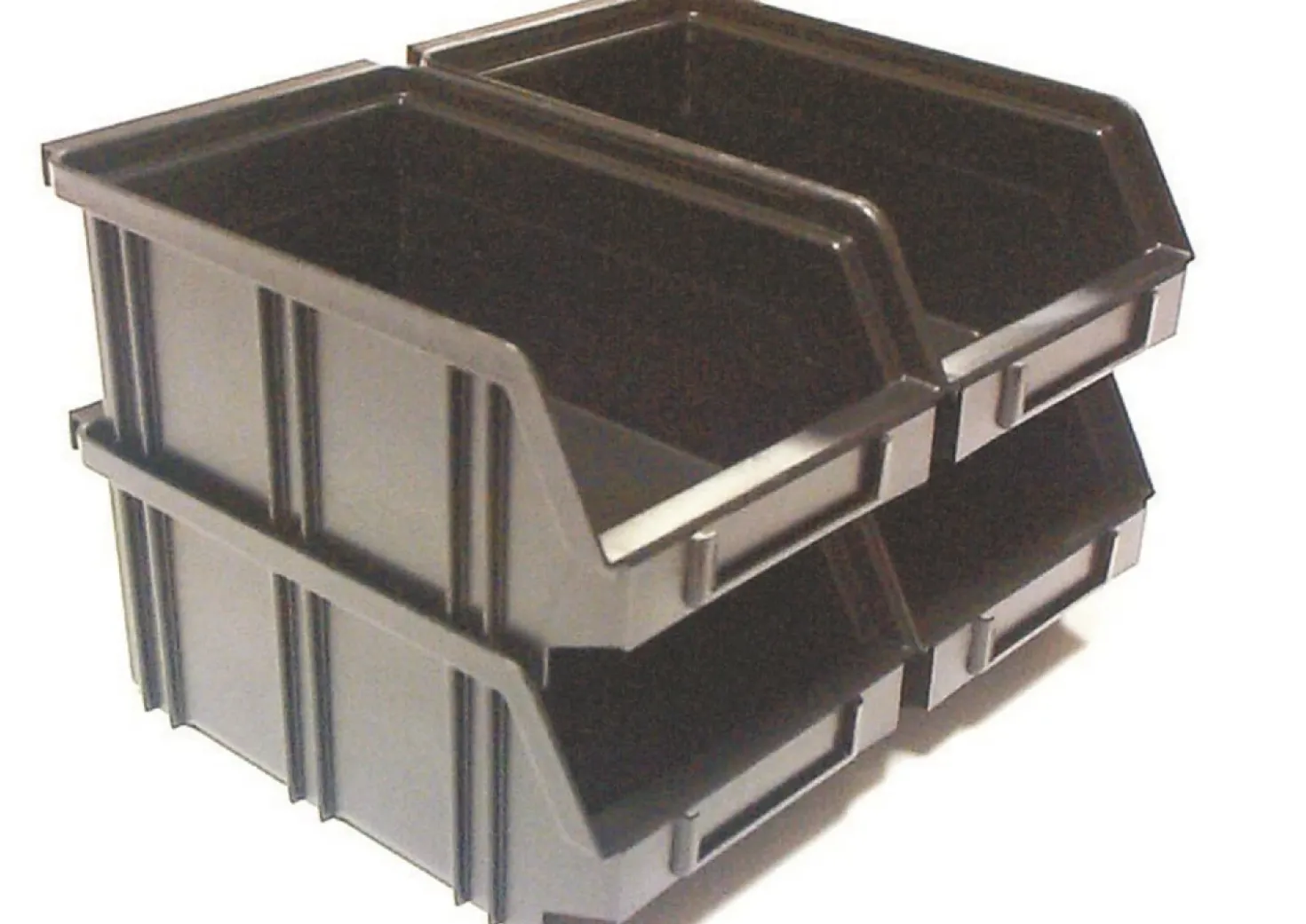Erro 160802ZW Muurstrip met 4 B2 bakjes - 205 x 170 x 140mm