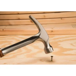 Estwing E20S Rechte klauwhamer - Leren handgreep - 800gr