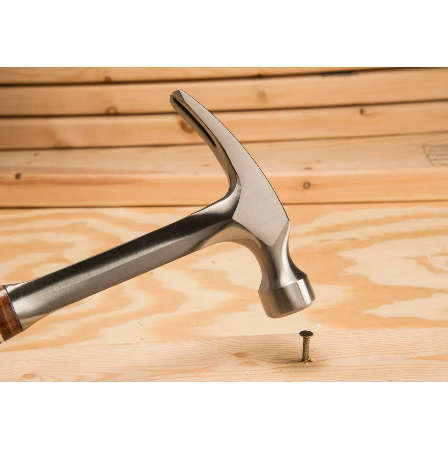 Estwing E20S Rechte klauwhamer - Leren handgreep - 800gr
