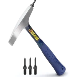 Estwing 03-1V0E30WCT Lashamer/Beitelhamer incl. 3 vervangingspunten - 370 gram kopgewicht