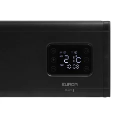 EUROM Alutherm Baseboard 2500 Wifi Black Convectorkachel - 2500W - 100m3