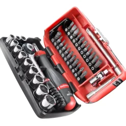 Facom R2NANOPB 38-delige Ratel- en doppenset in koffer - 1/4
