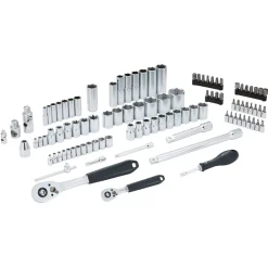 Facom RSL.151-EP100PB 100-delige Ratel- en doppenset in Twin Box koffer - 1/4" + 1/2"
