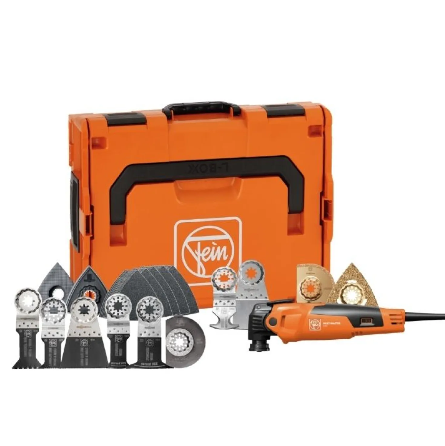 Fein MM500 Multimaster Plus Top Multitool in L-Boxx incl. 62-Delige accessoires set - 350W