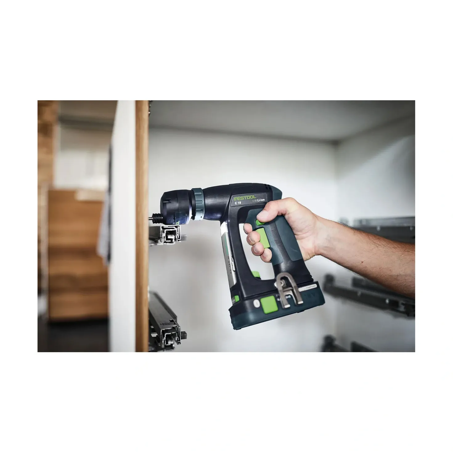 Festool C 18 Basic-Set 18V accu schroefboormachine in systainer
