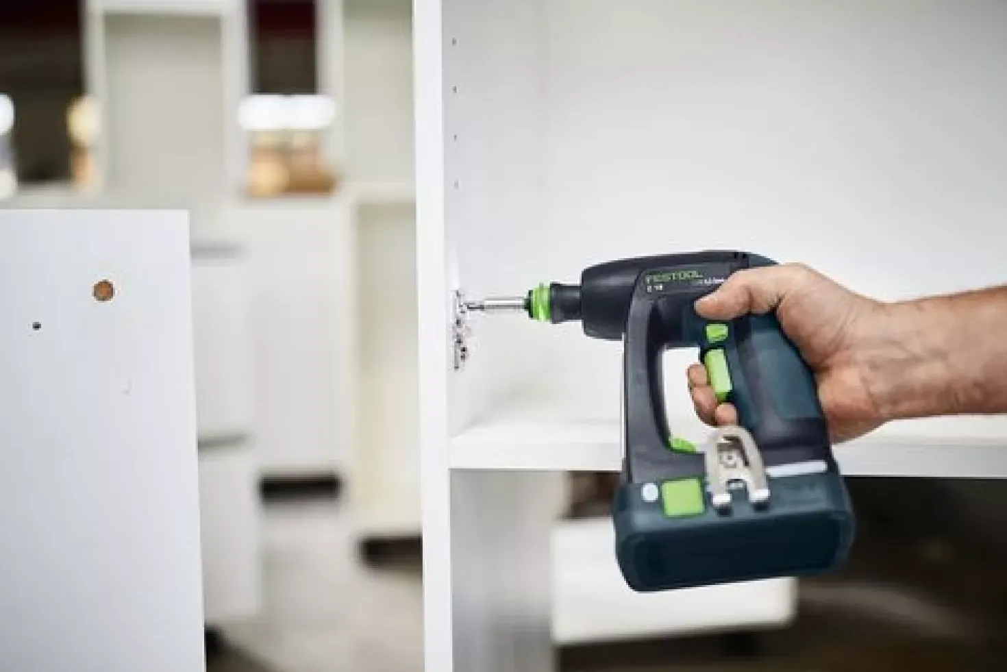 Festool C 18 LI BASIC 18V Li-Ion accu schroefboormachine body in systainer - 45Nm - 45mm - koolborstelloos