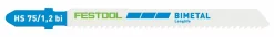 Festool 204270 Decoupeerzaagblad HS 75/1,2 BI/5 (5st) - Bi-metal