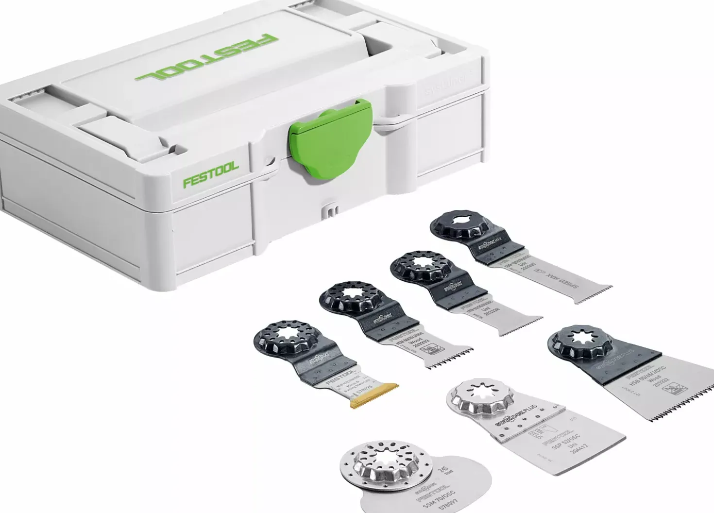 Festool 578116 7-delige Multitool zaagbladset SYS3 S 76-OSC-SORT/7