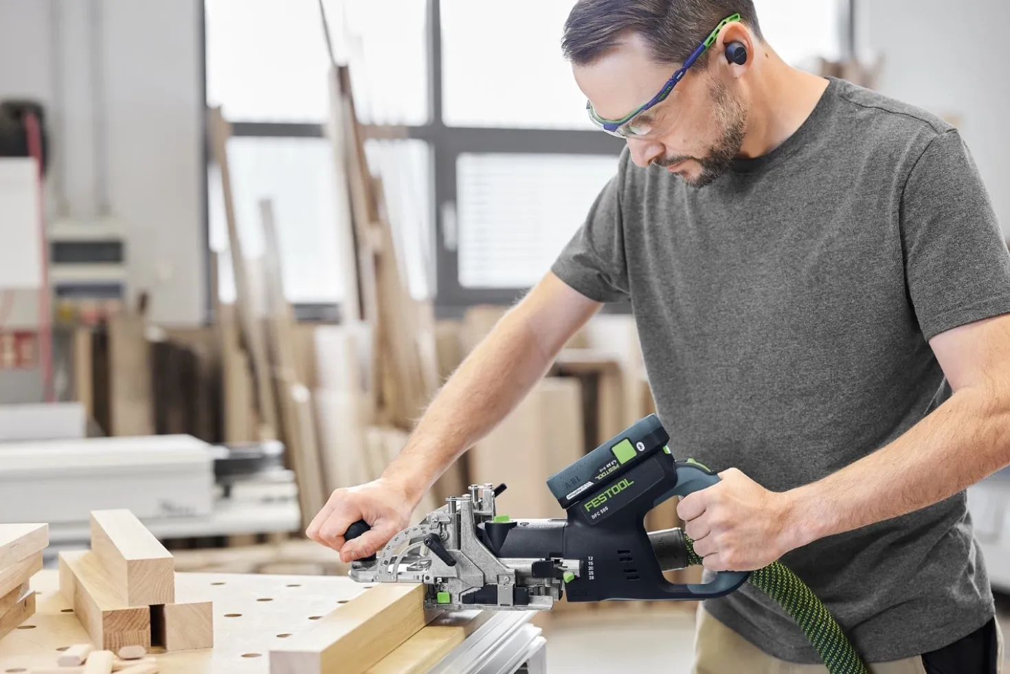 Festool DFC 500 E-Basic 18V accu Domino freesmachine body in systainer - 28mm