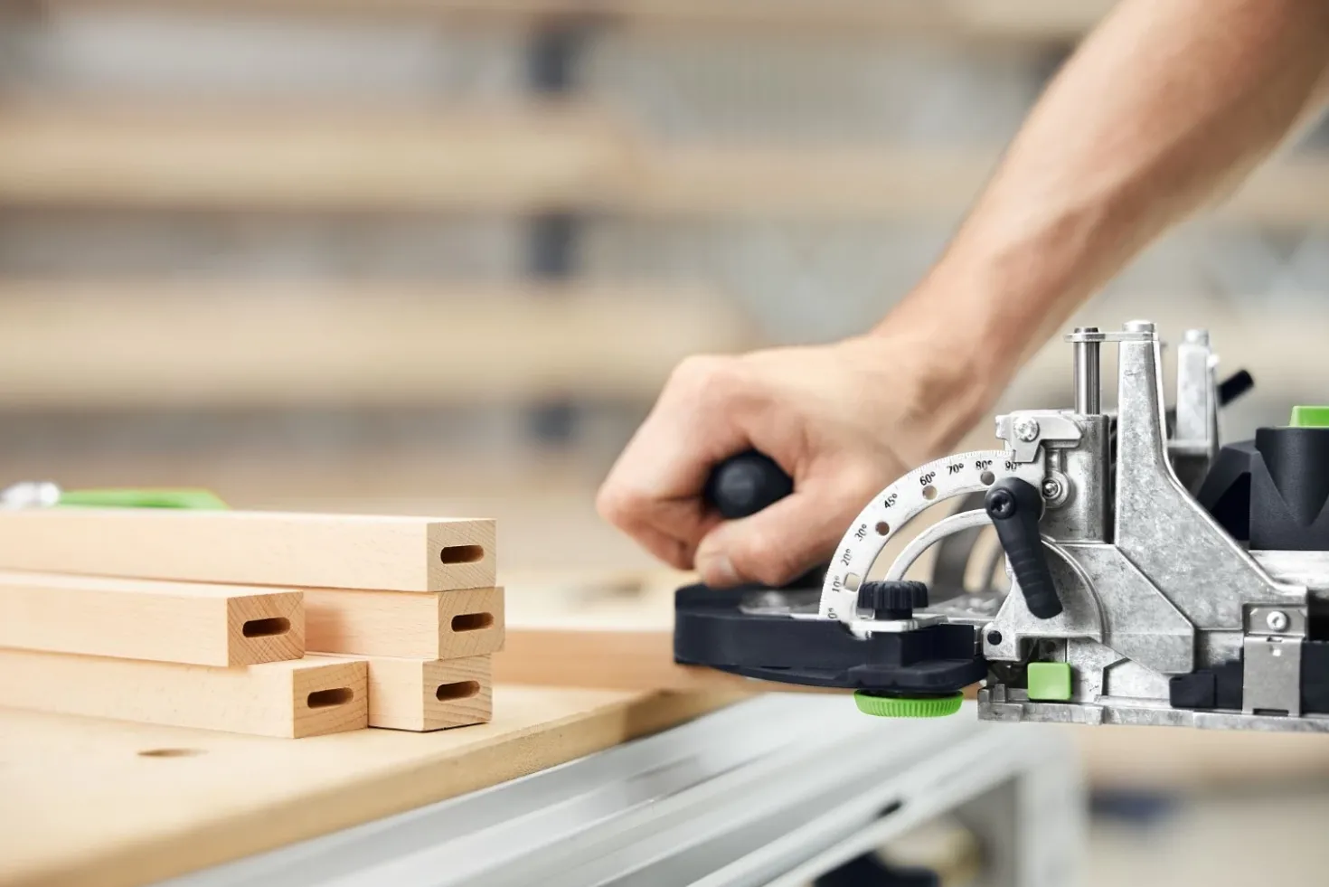 Festool DF 500 RQ-Plus Domino freesmachine in systainer - 420W - 28mm
