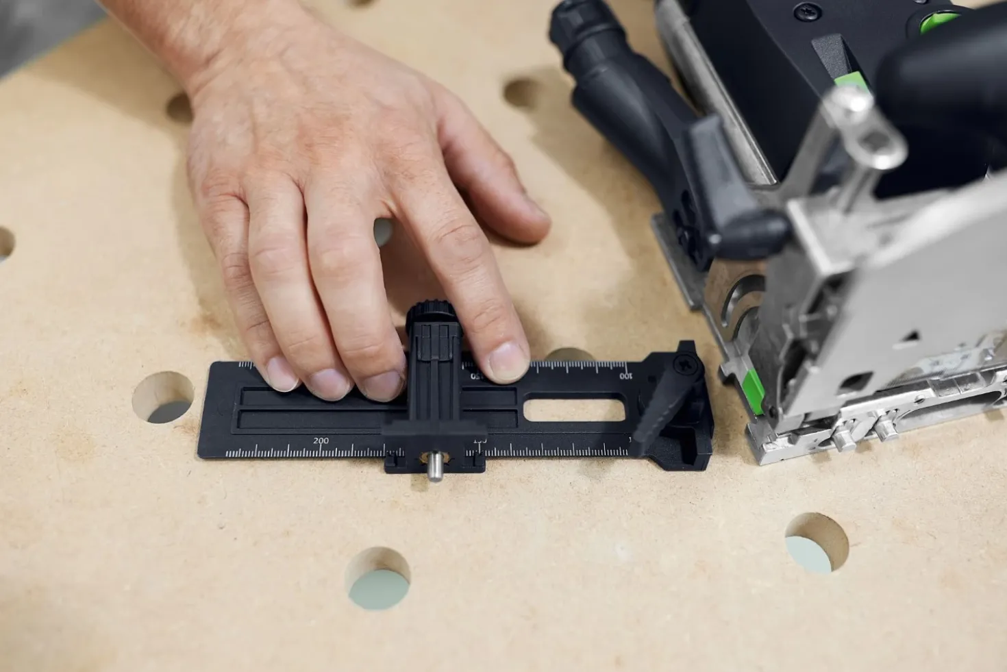 Festool DF 500 RQ-Plus Domino freesmachine in systainer - 420W - 28mm