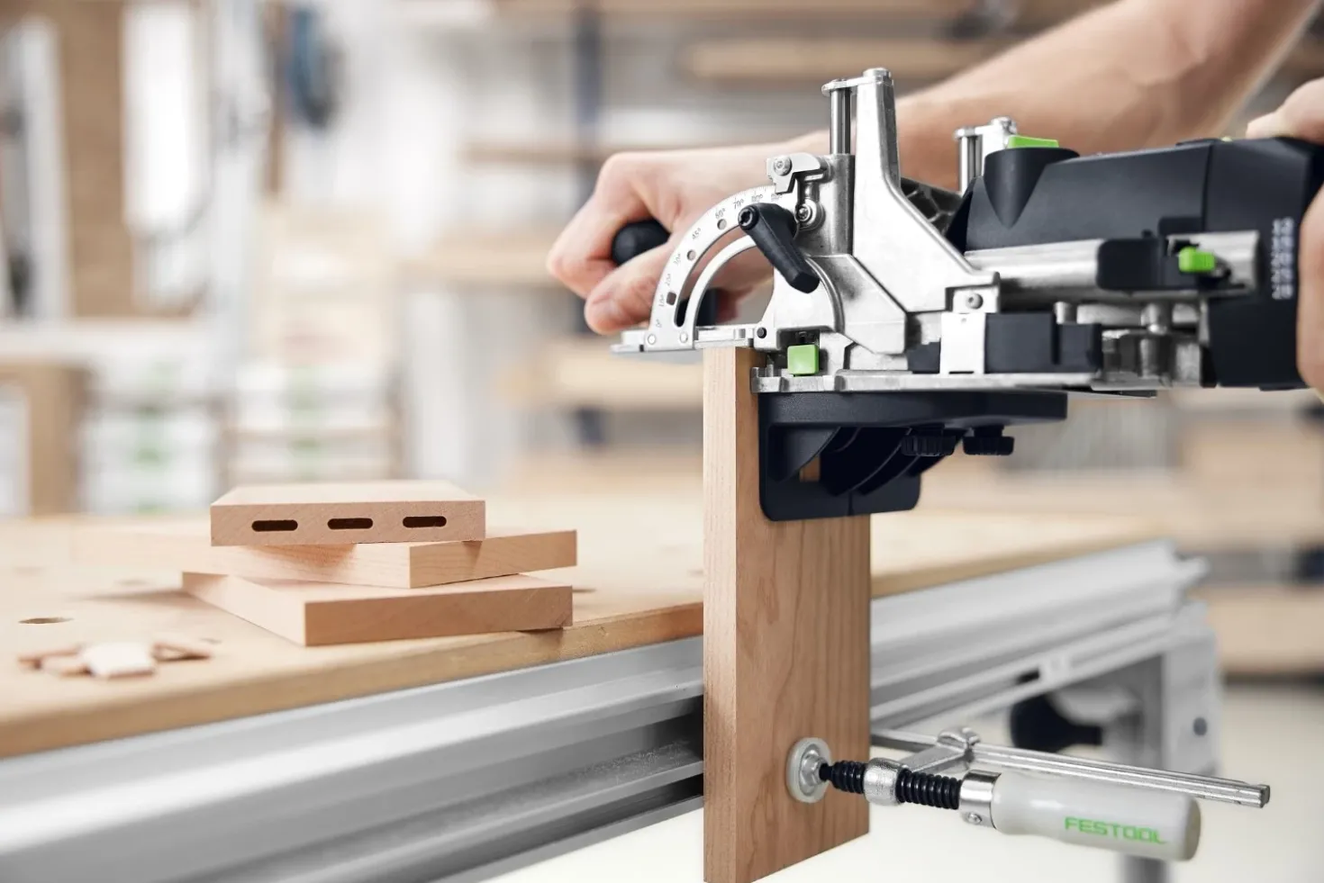 Festool DF 500 RQ-Plus Domino freesmachine in systainer - 420W - 28mm