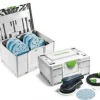 Festool ETS EC 150/5 EQ-SYS GR Excenterschuurmachine inclusief schuurschijvenset in systainers
