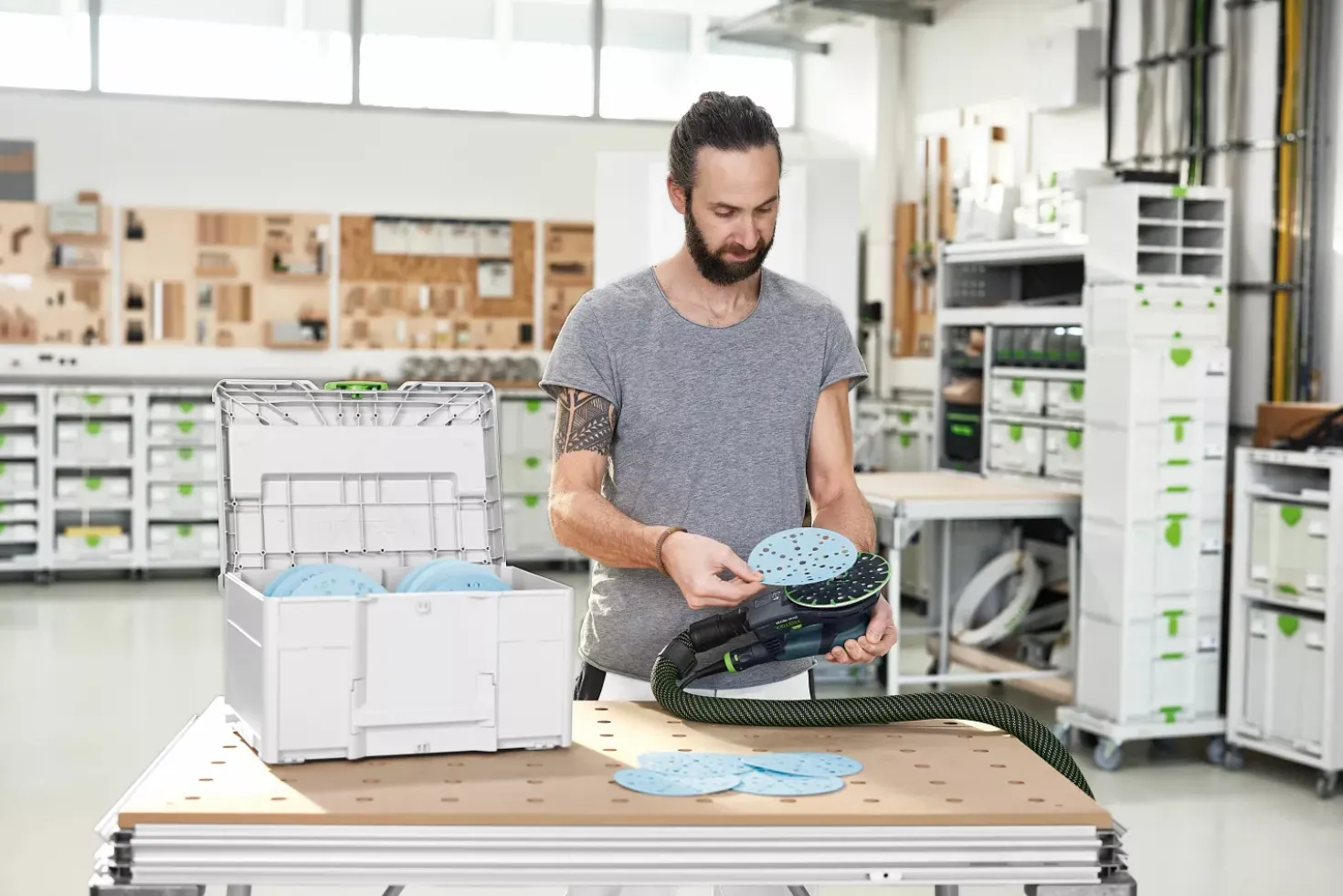 Festool ETS EC 150/3 EQ-SYS GR Excenterschuurmachine