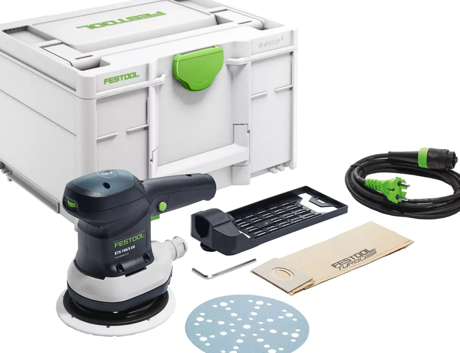 Festool ETS 150/5 EQ-Plus Excenterschuurmachine systainer - 310W - 150mm
