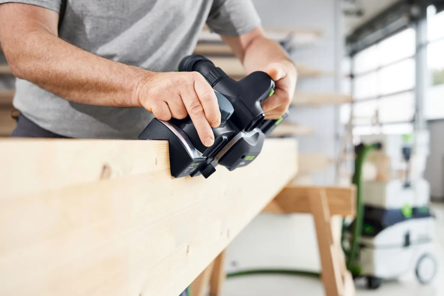 Festool HLC 82 EB-Basic 18V accu schaafmachine in systainer - 82mm