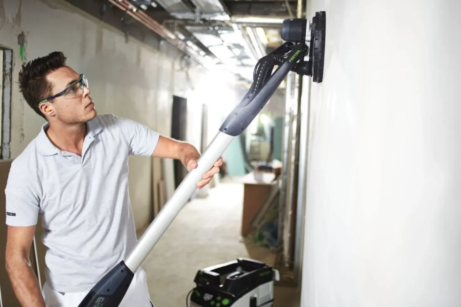 Festool LHS-E 225/CTM36-Set Langnek-schuurmachine en stofzuigerset