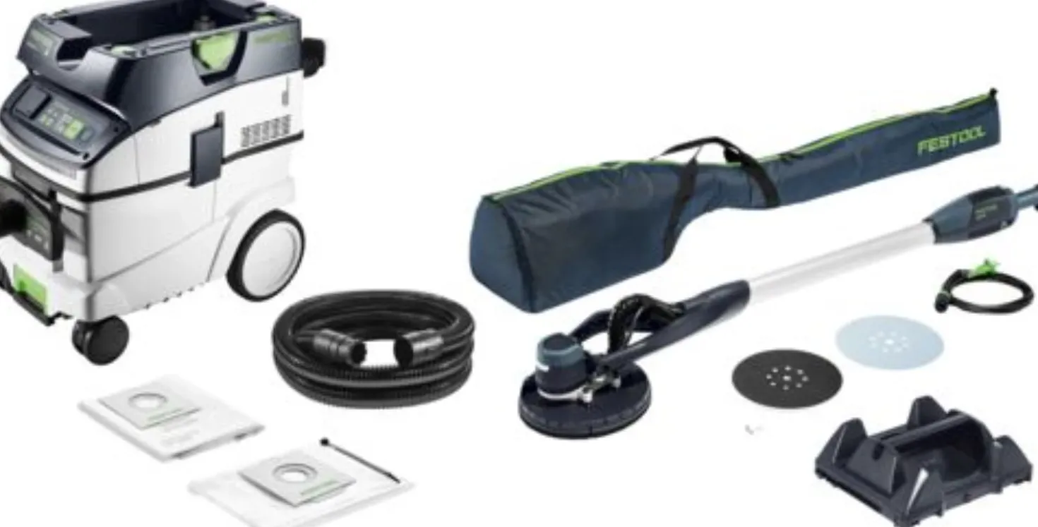 Festool LHS-E 225/CTM36-Set Langnek-schuurmachine en stofzuigerset