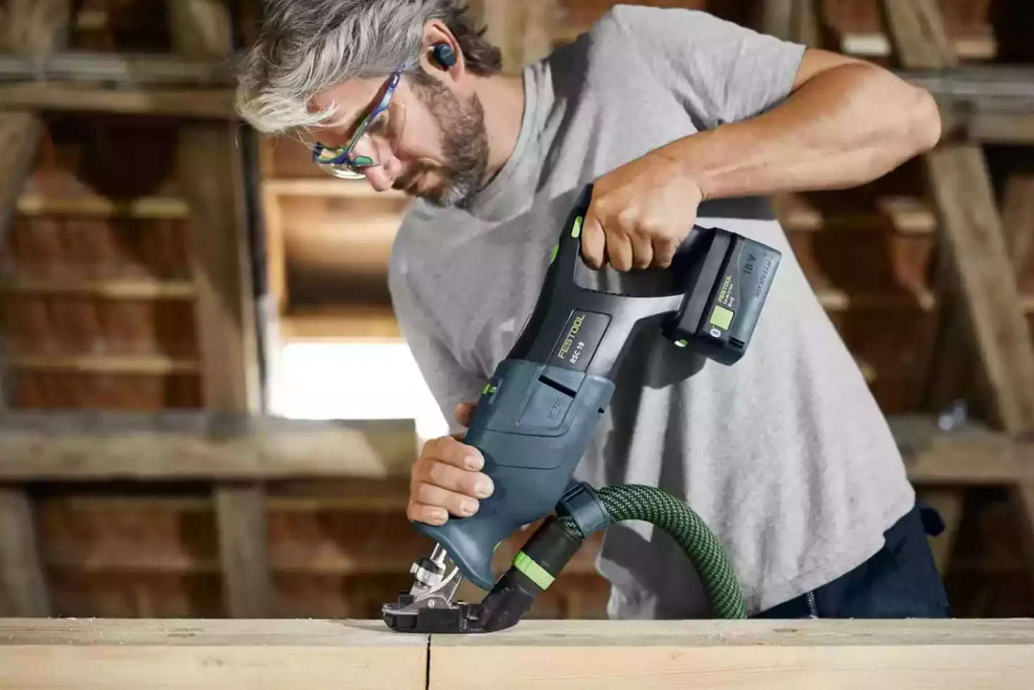 Festool RSC 18 EB-Basic 18V Li-Ion accu reciprozaag body in Systainer - 230mm