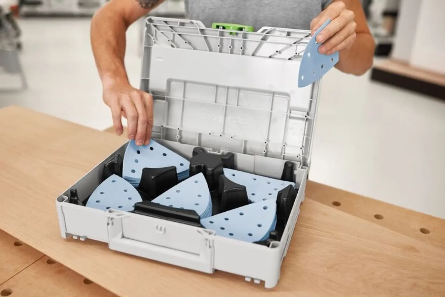 Festool 578195 Schuurbladen SYS-STF DELTA GR-Set in systainer