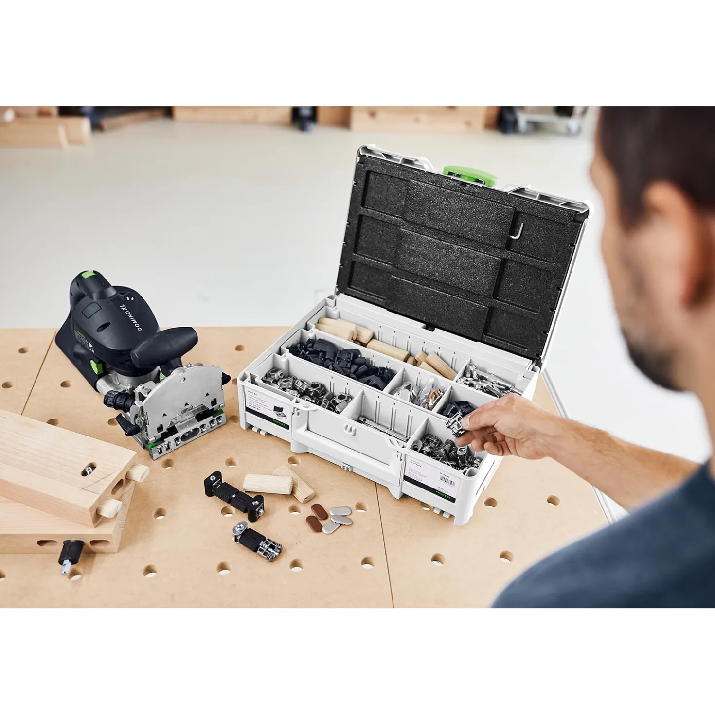 Festool SV-SYS D14 DOMINO verbindingsassortiment in systainer