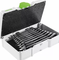 Festool SYS3 S 76-RRS-Set Ringratelsleutelset 10-delig in systainer - 8-17mm
