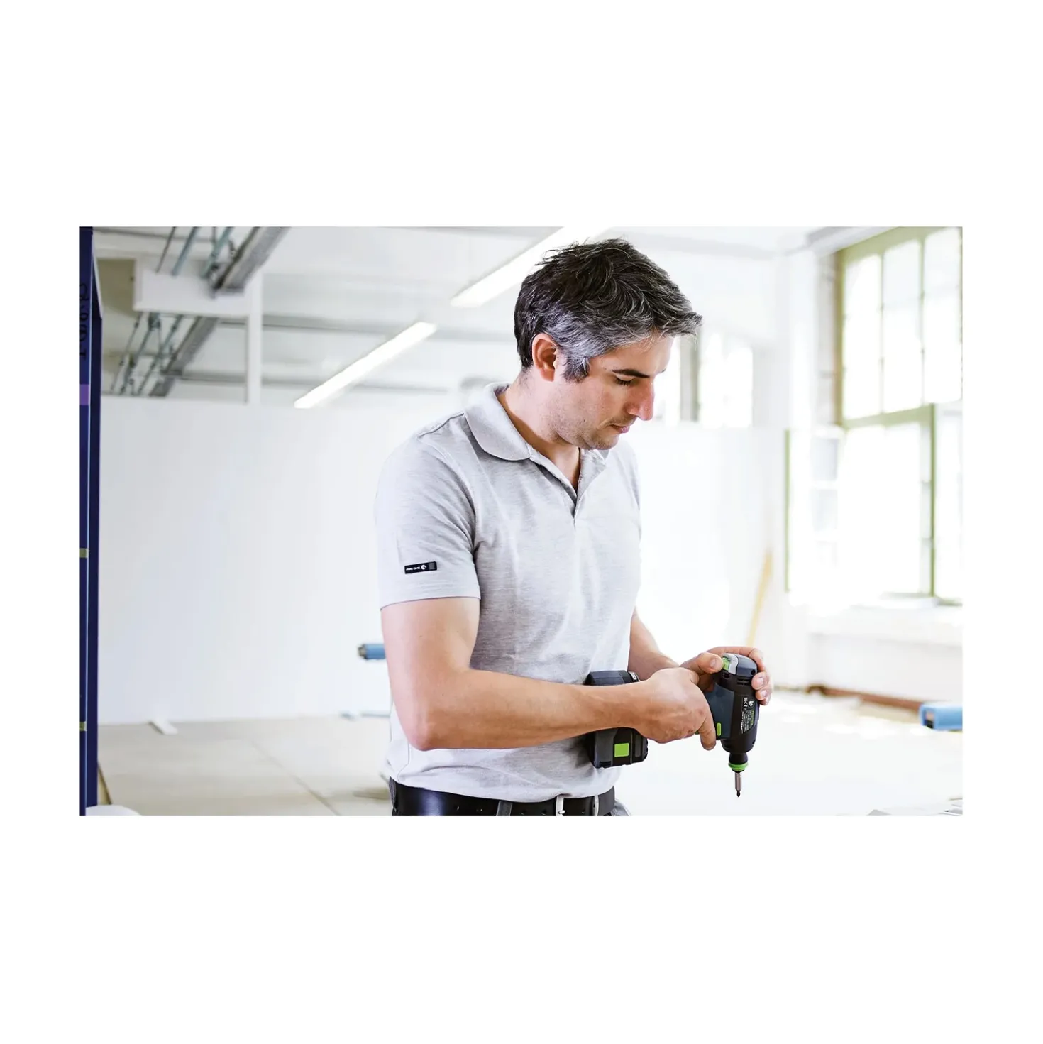 Festool T18+3 Basic-Set 18V Li-Ion accu schroefboormachine body incl. boorkoppen in systainer - 50Nm Festool