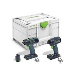 Festool TID 18 Basic-Set T18 18V accu slagschroevendraaier (TID 18) en accu schroefboormachine (T18+3) combiset in systainer