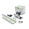 Festool TSC 55 KSEB-Basic-FS 18V Li-Ion accu-invalcirkelzaag body in systainer - 160mm - Incl. geleiderail 1400mm