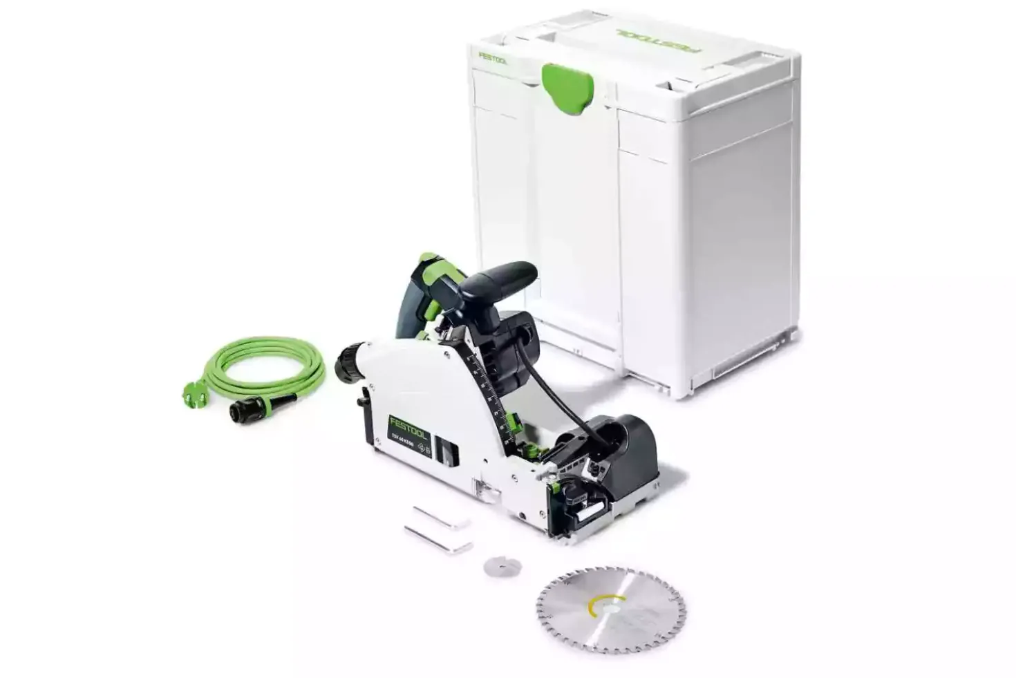 Festool TSV 60 KEBQ-Plus Invalzaag met voorritsfunctie incl, cirkelzaagblad in systainer - 1500W