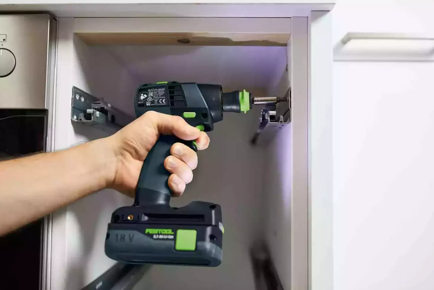 Festool TXS 18 C 3,0-Plus 18V Li-Ion accu schroefboormachine set (2x 3,0Ah) in systainer - 40Nm