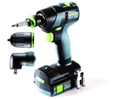 Festool 579350 TXS 18 TBX4,0 I-Set 18V Li-ion accu schroefboormachine set (2 x 4,0Ah) met bitcassette in systainer