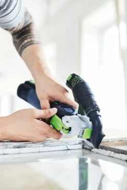 Festool VECTURO OSC 18 E-Basic-Set 18V Li-Ion accu oscillerende multitool body in systainer - koolborstelloos