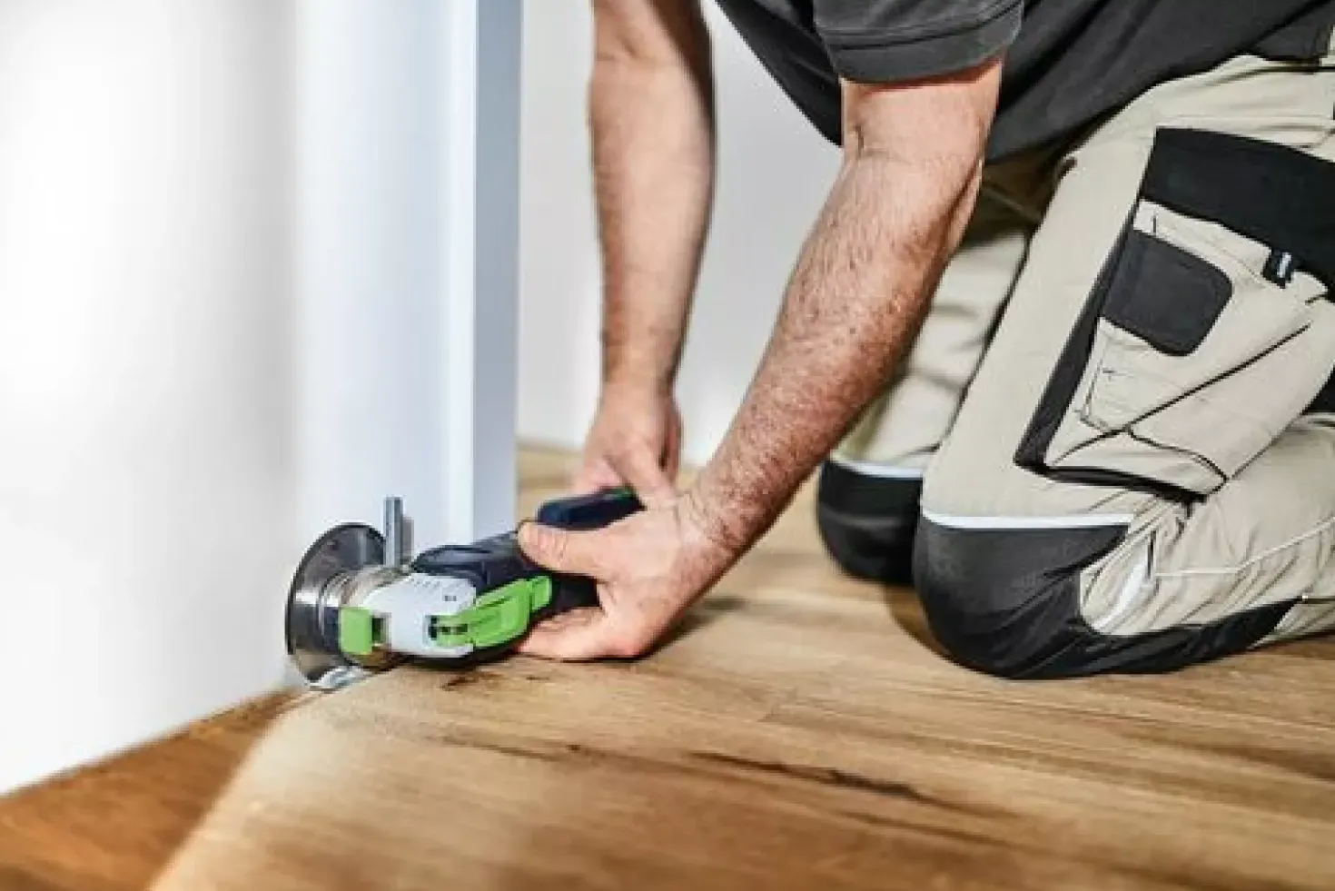 Festool VECTURO OSC 18 E-Basic-Set 18V Li-Ion accu oscillerende multitool body in systainer - koolborstelloos