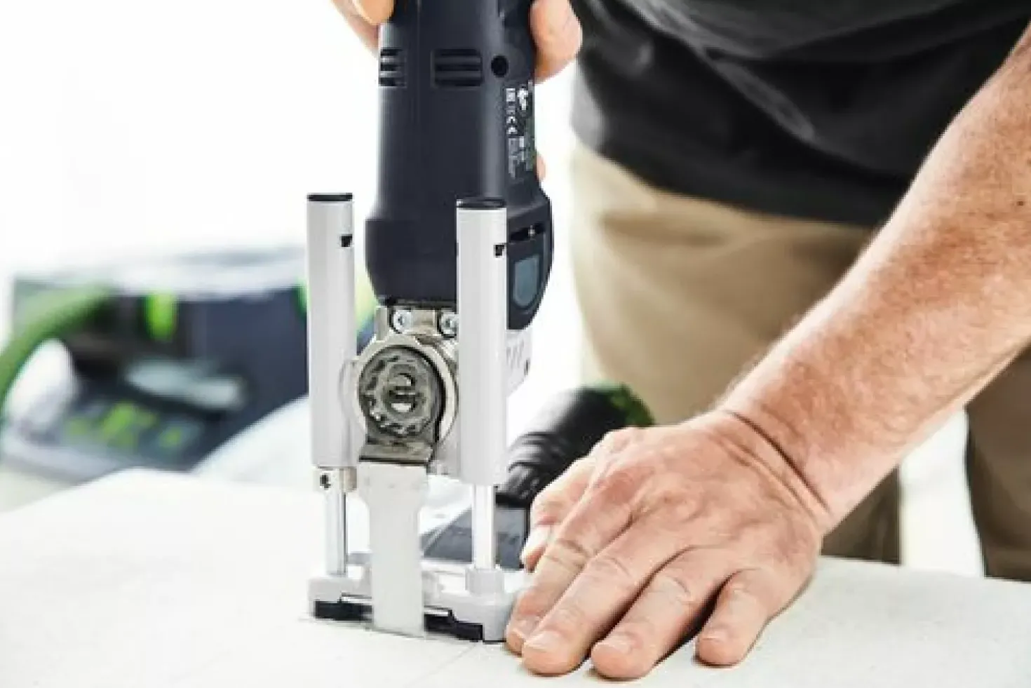 Festool VECTURO OSC 18 E-Basic-Set 18V Li-Ion accu oscillerende multitool body in systainer - koolborstelloos