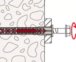 Fischer 562172 Constructieplug DuoXpand - 10 x 180 FUS - TX40/SW13 - zeskant schroef (50st)