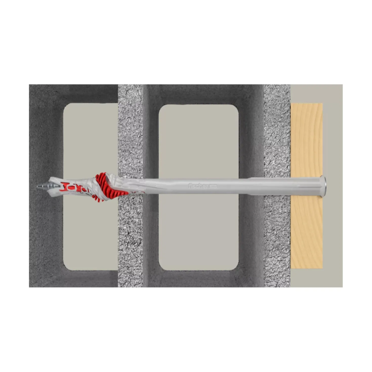 Fischer 562160 Constructieplug DuoXpand - 10 x 180 T - TX40 - verzonken schroef (50st)