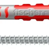 Fischer 557728 DuoSeal plug met RVS A2 bolkopschroef - 8.0 x 48mm - Bolkop - Voldraad - Verzinkt (25st)