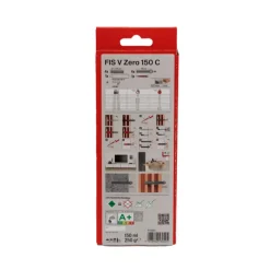 Fischer 574543 FIS V ZERO 150 C SET M8 Injectiemortel - 150 ml