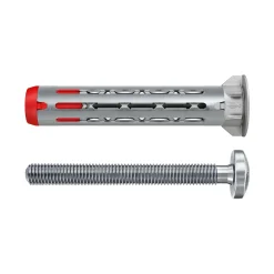 Fischer 572920 Hollewandplug DuoHM 4 X 55 S PH PZ, bolkopbout met PZ opname