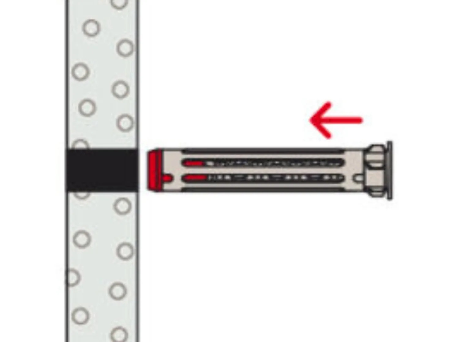 Fischer 572920 Hollewandplug DuoHM 4 X 55 S PH PZ, bolkopbout met PZ opname