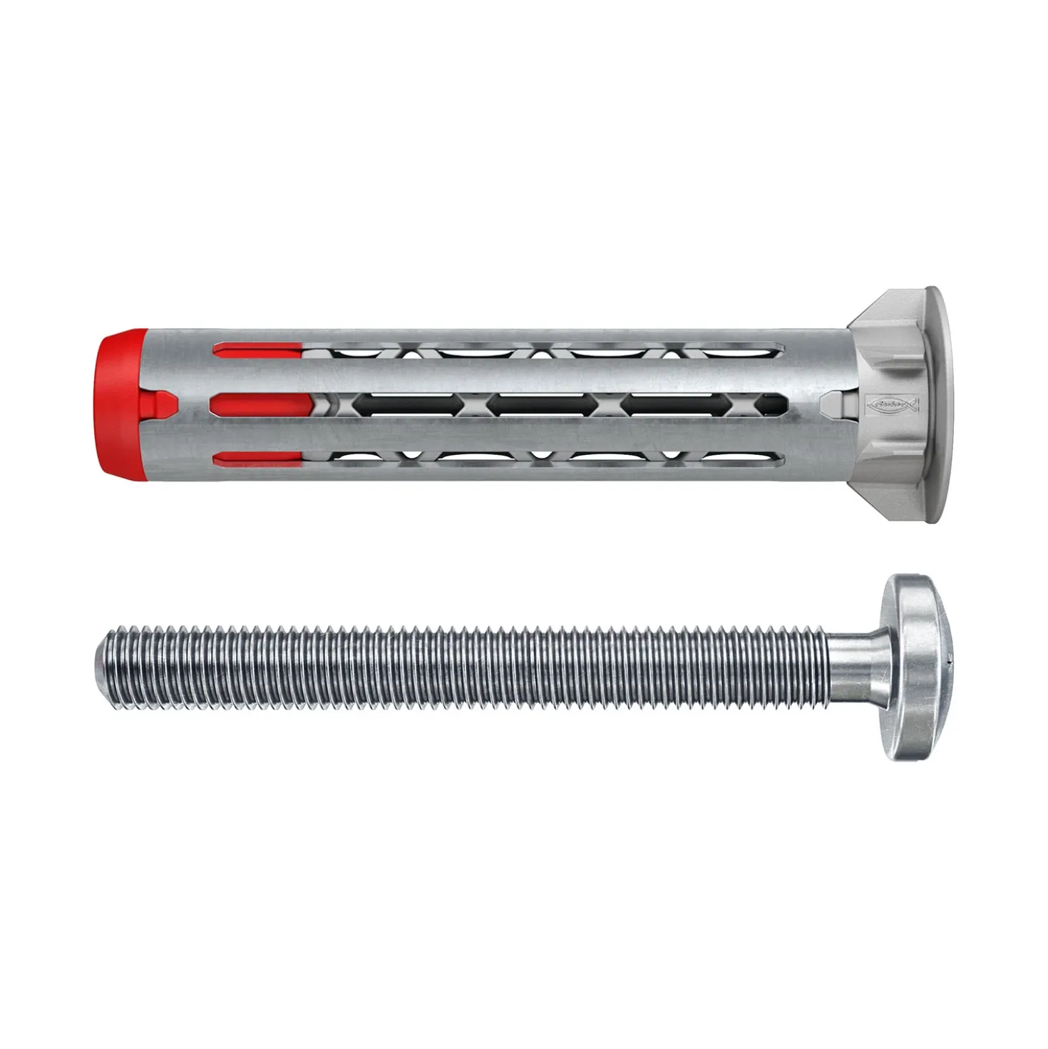 Fischer 572922 Hollewandplug DuoHM 6 X 55 S PH PZ, bolkopbout met PZ opname