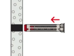 Fischer 572923 Hollewandplug DuoHM 4 X 55 S PH TX, bolkopbout met TX opname