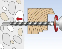 Fischer Kozijnschroef - TX30 - Cilinderkop - Fijne Draad - Verzinkt - 100st