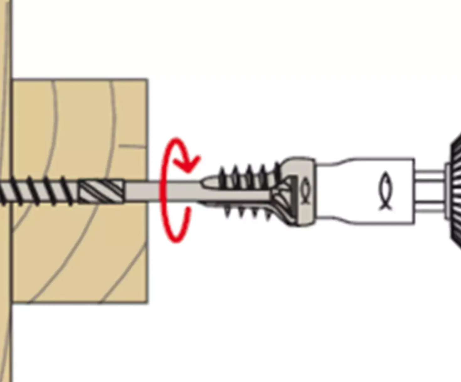 Fischer 558883 Montage tool en bit voor stelschroef in kunststof box - FAFS