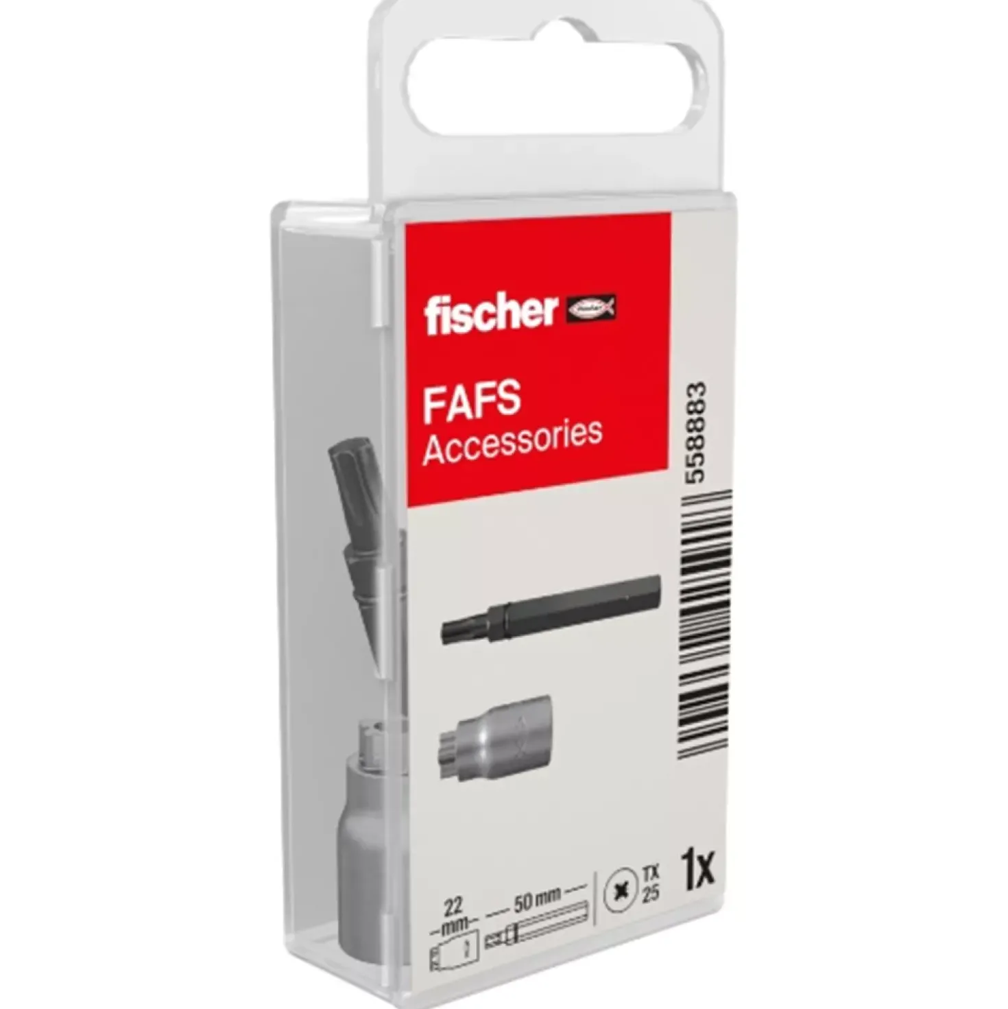 Fischer 558883 Montage tool en bit voor stelschroef in kunststof box - FAFS