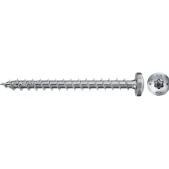 Fischer Spaanplaatschroef - TX20 - Bolkop - Voldraad - Verzinkt - 200st