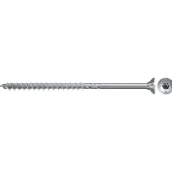 Fischer Spaanplaatschroef - TX30 - Verzonken kop - Deeldraad - Verzinkt - 100st